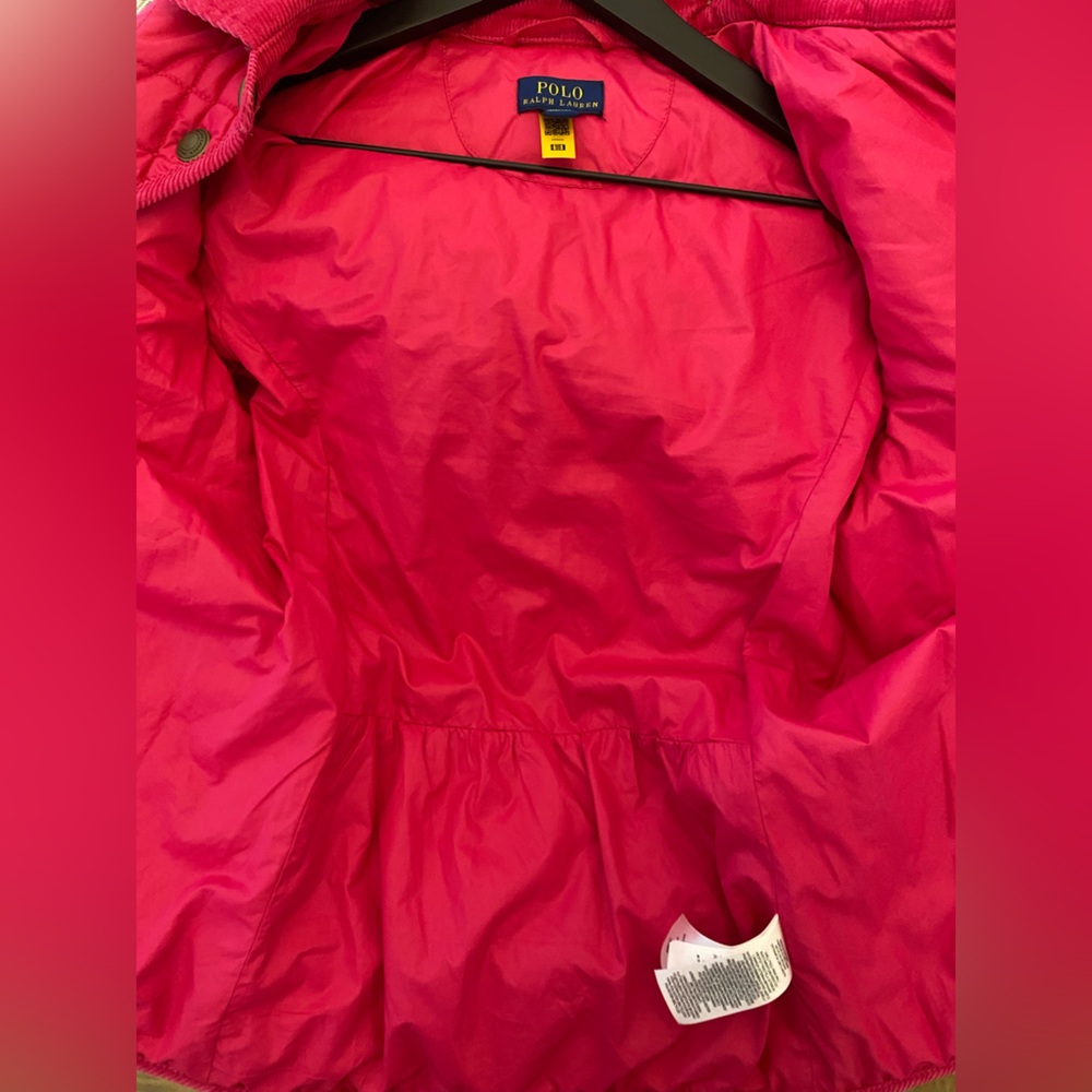 Big Girls Ralph Lauren Pink Quilted Jacket Sz Lg 12/14 - Picture 16 of 16